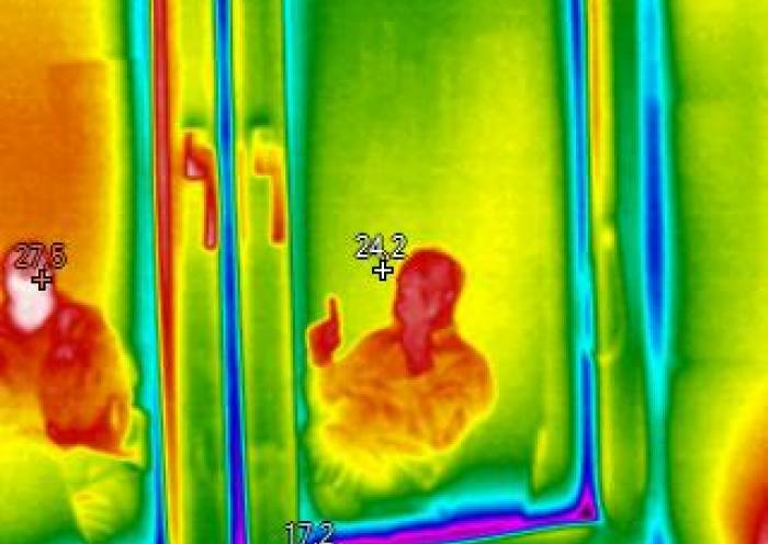 Snímek z termovize