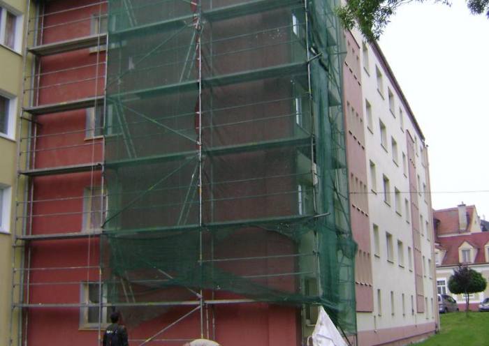 Zateplení štítu panelového domu Česká 23,25 Františkovy Lázně